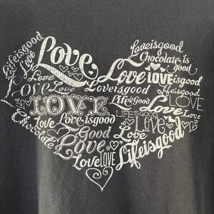 Life Is Good Tee Shirt Women's Medium Relaxed Fit Heart Love Gorpcore Outdoors